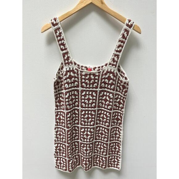 MARINE LAYER CELESTE CROCHET SQUARE RETRO 70S UNLINED
MINI DRESS Size S NWT - Picture 4 of 9